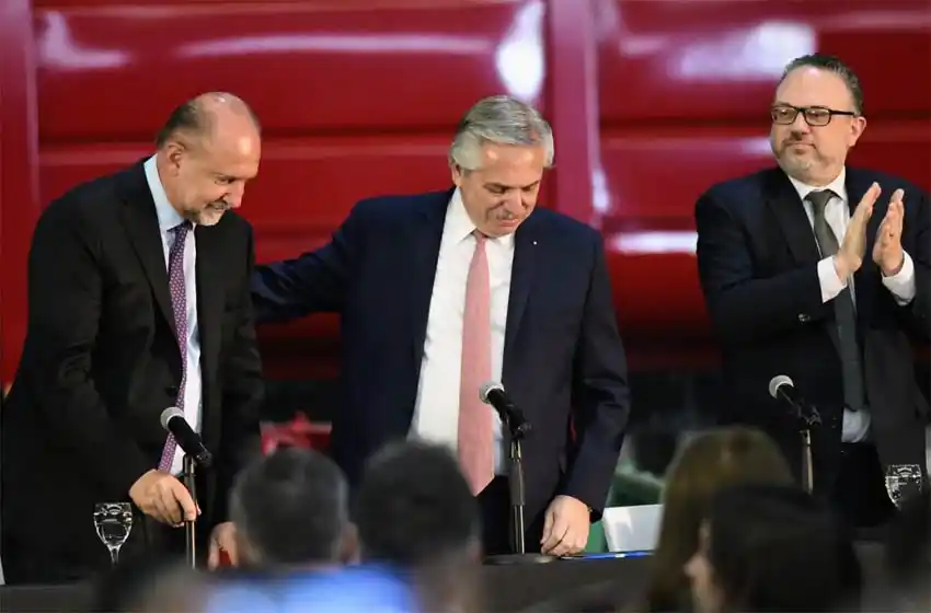 Alberto Fernández y Omar Perotti lanzaron un programa de Desarrollo de Parques Industriales para Santa Fe