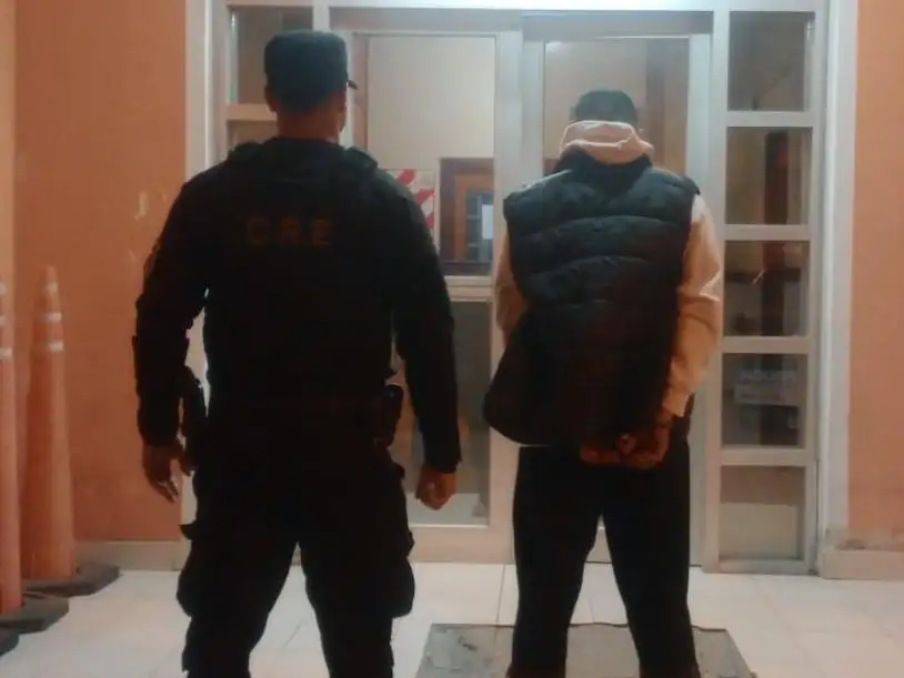 El sujeto fue trasladado a sede policial.