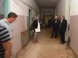 El intendente Miguel Lunghi visitó la escuela junto a la presidenta del Consejo Escolar, Carmen Núñez, y la directora de la institución, Verónica Rizzardi.