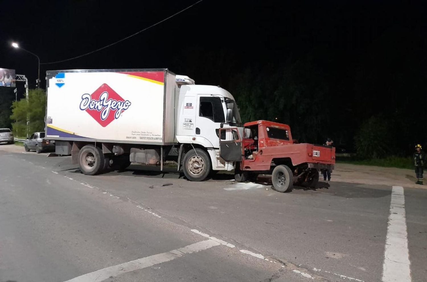 Fatal accidente: murieron dos personas tras chocar en el ingreso a Gualeguay