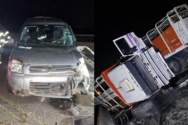 El accidente ocurrió en el puente Rosario-Victoria.