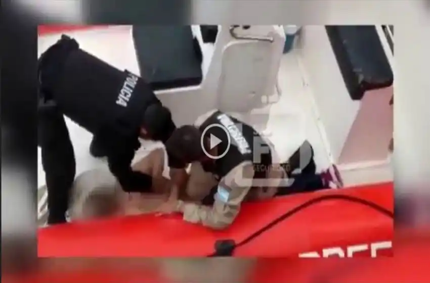 Un ladrón se tiró al río en un intento de fuga