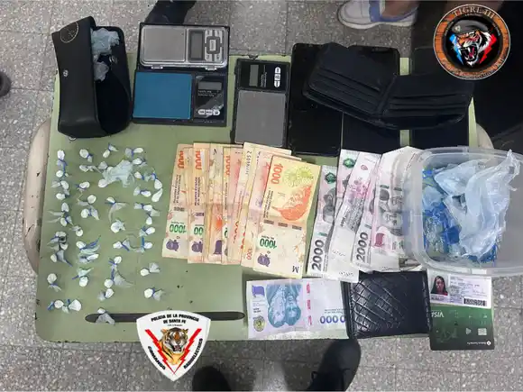 Tres jóvenes y una adolescente de 15 años detenidos en Empalme Graneros por venta de drogas