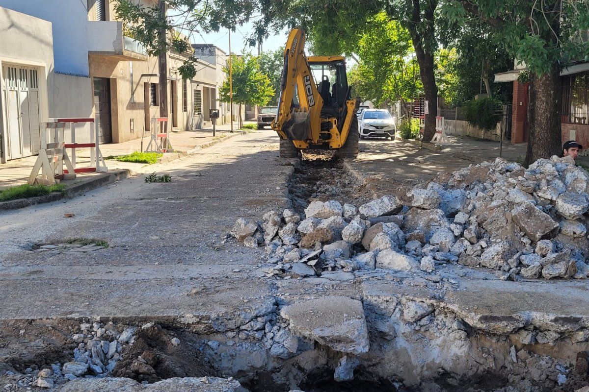 Se realizó el recambio de cañerías de cloacas en un barrio de la ciudad