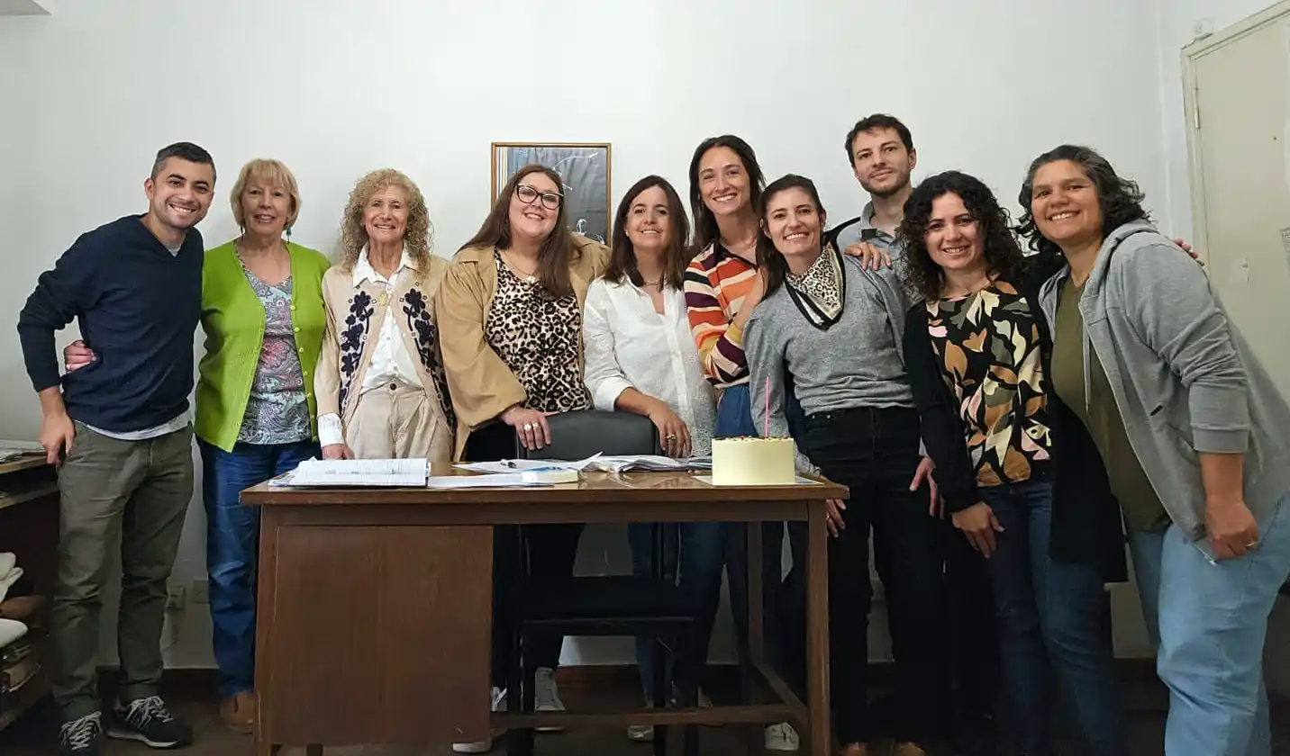 Equipo de trabajo. Del CPA Nº 1, que encabeza Diana Fraile