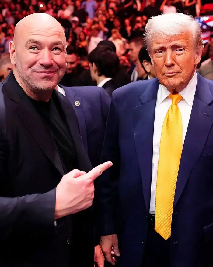 Dana White y Donald Trump