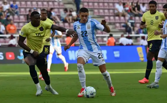 Sudamericano Sub 20: Argentina igualó con Ecuador y avanza a la fase final