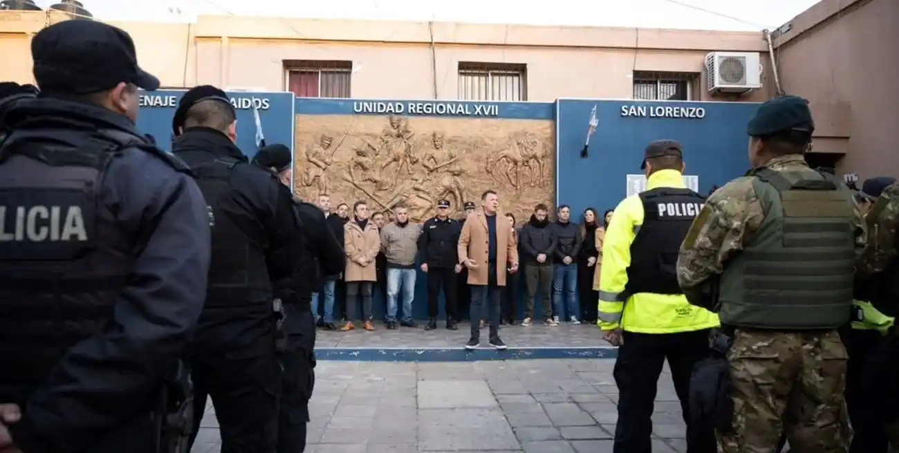 “Es un principio de tranquilidad para el pueblo de San Lorenzo, que está angustiado y no se sentía protegido en lo absoluto”, dijo el intendente Raimundo.