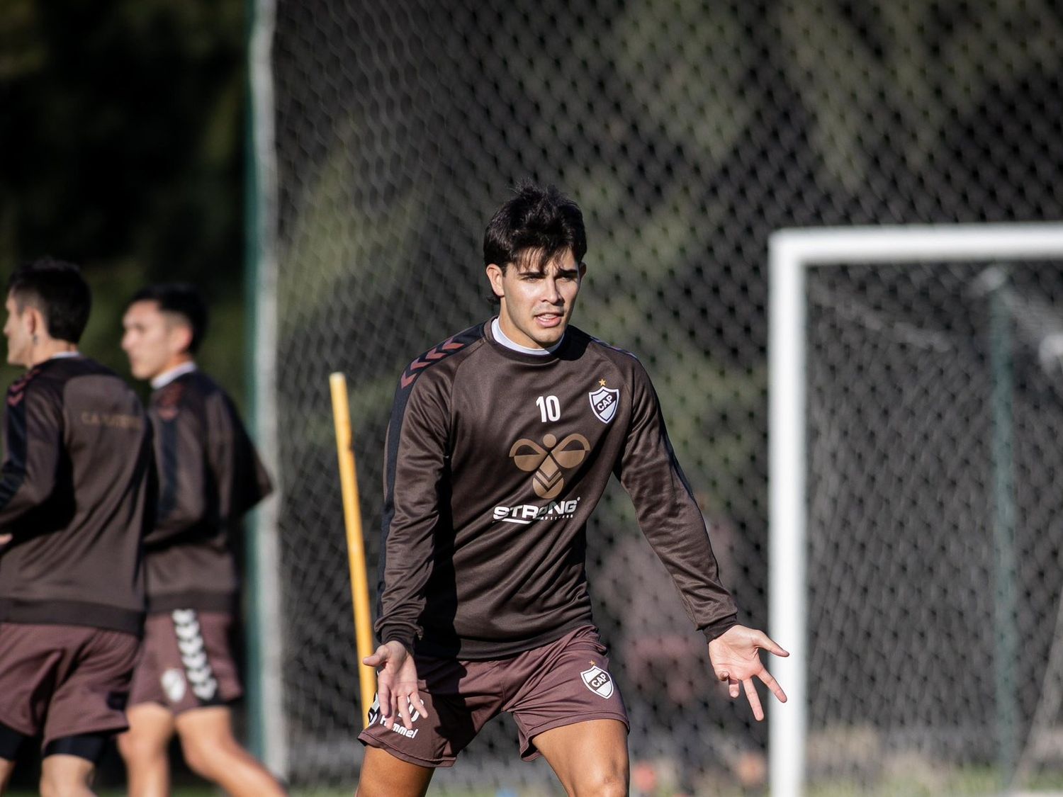 Vicente volvióa a las prácticas