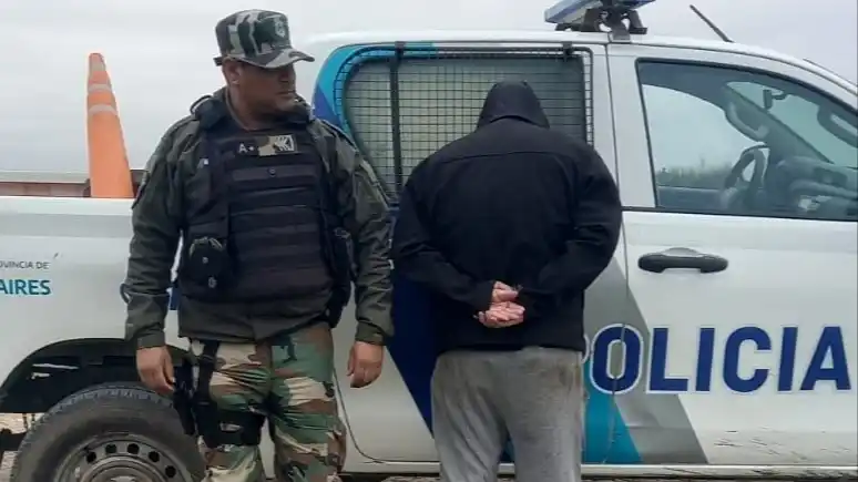 El detenido en Ruta 228 con captura activa