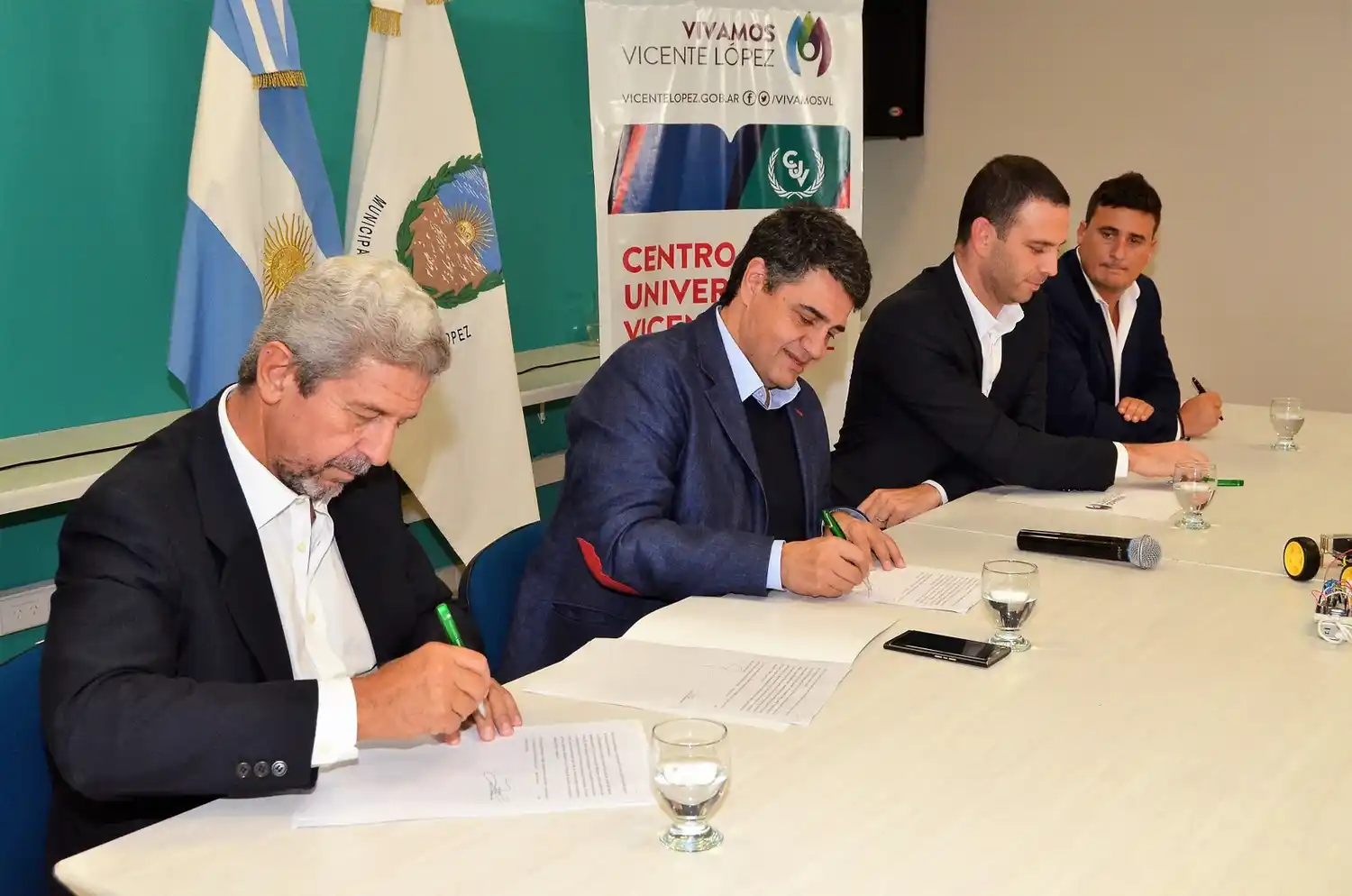 Jorge Macri firmó un convenio para crear un Centro de Innovación en Vicente López