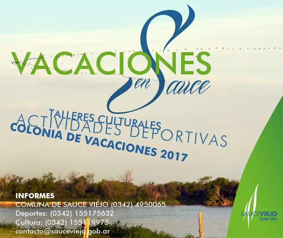 Sauce Viejo: Inscriben para Colonias y actividades de verano