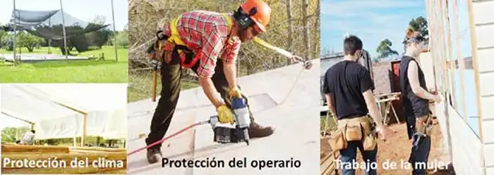 Condiciones de trabajo y seguridad  en la construcción con madera