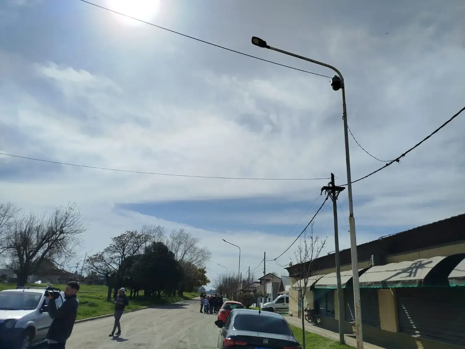 Vecinos de Villa Aguirre en el barrio