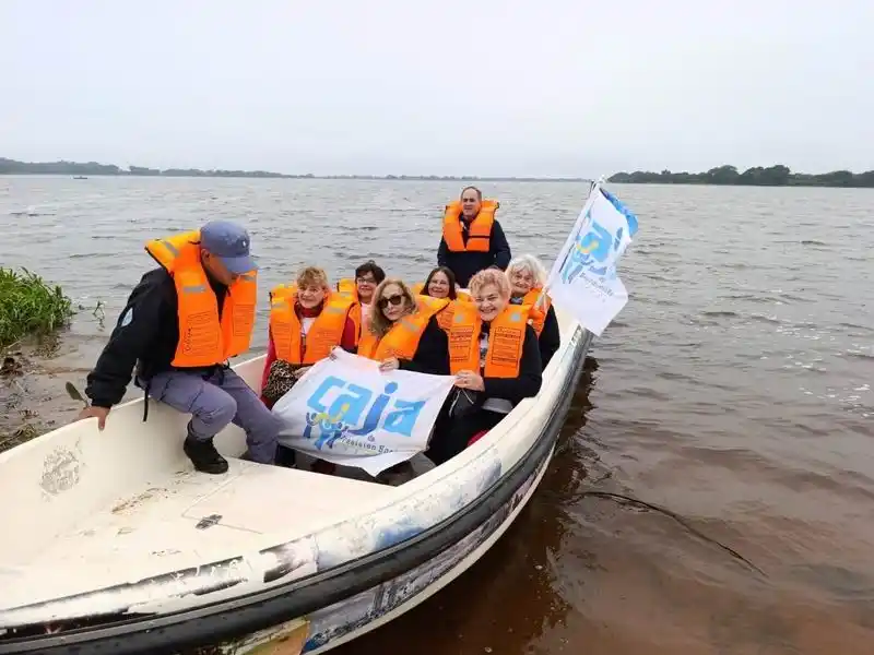 Jubilados de la CPS hicieron
turismo social en Laguna Oca
