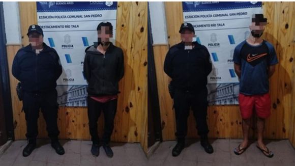 Río Tala: dos detenidos por robar duraznos de un monte de la zona