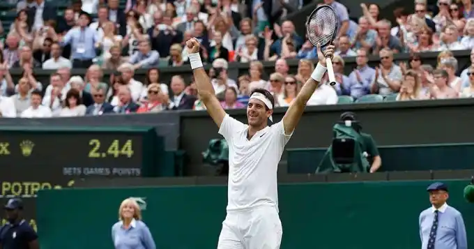 Del Potro ganó un partidazo y sigue avanzando en Wimbledon