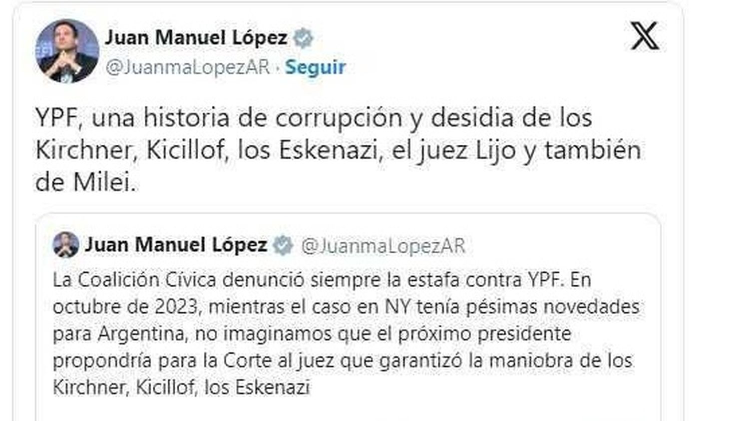 Por el fallo de la Justicia de Estados Unidos contra Argentina,
oficialismo y dialoguistas apuntaron contra Kicillof