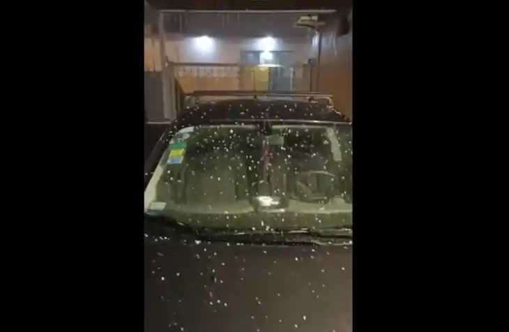 Santa Rosa en Mar del Plata: Diluvio, granizo, actividad eléctrica y viento azotaron a la ciudad