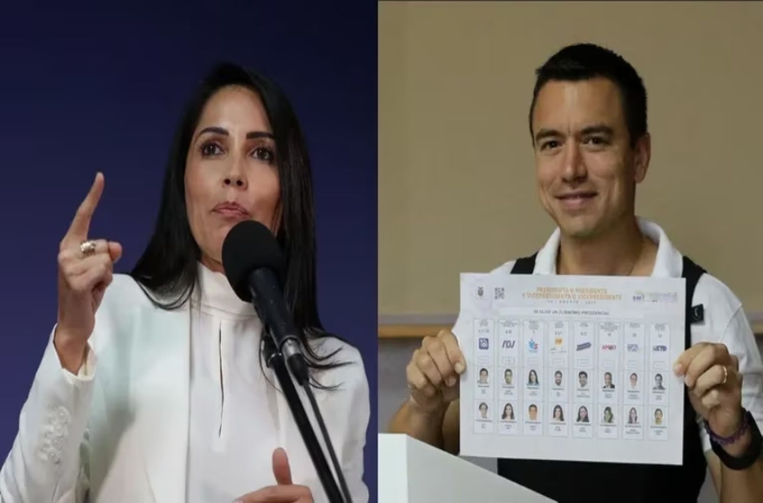 Elecciones en Ecuador: habrá balotaje entre la correísta Luisa González y el empresario Daniel Noboa