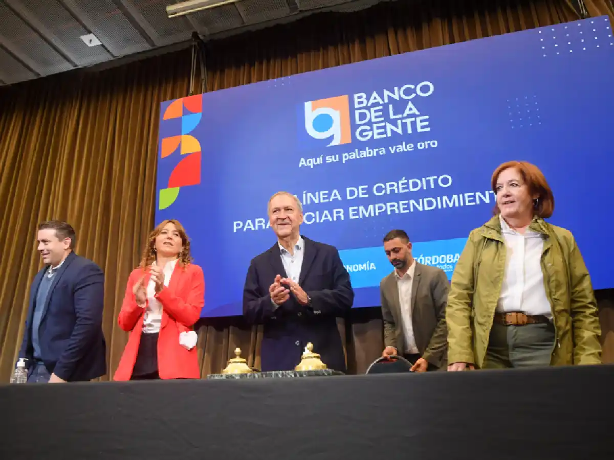 Schiaretti presentó una nueva línea de créditos para emprendedores