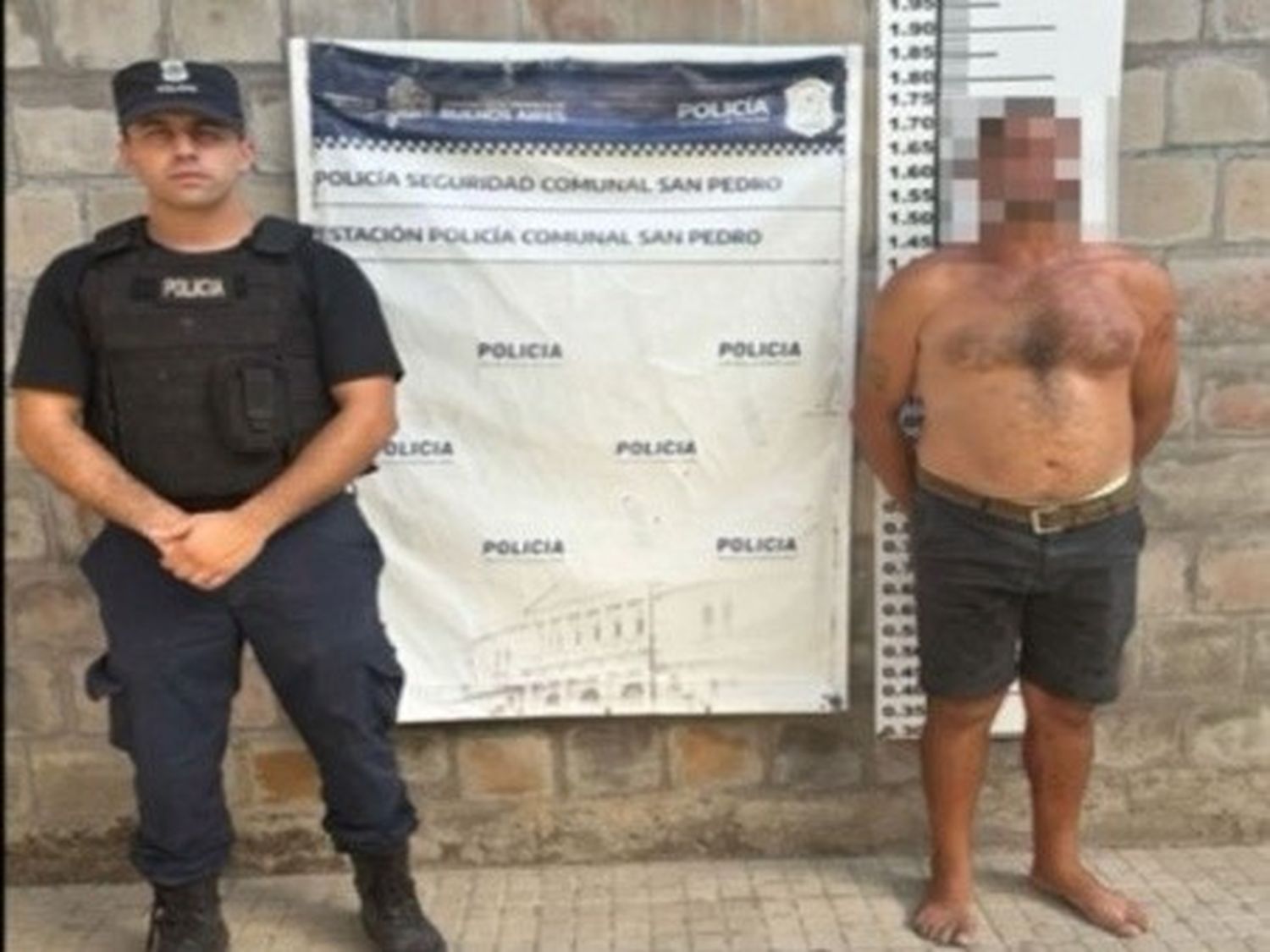 Un hombre fue detenido tras ocasionar disturbios en la casa de sus expareja.