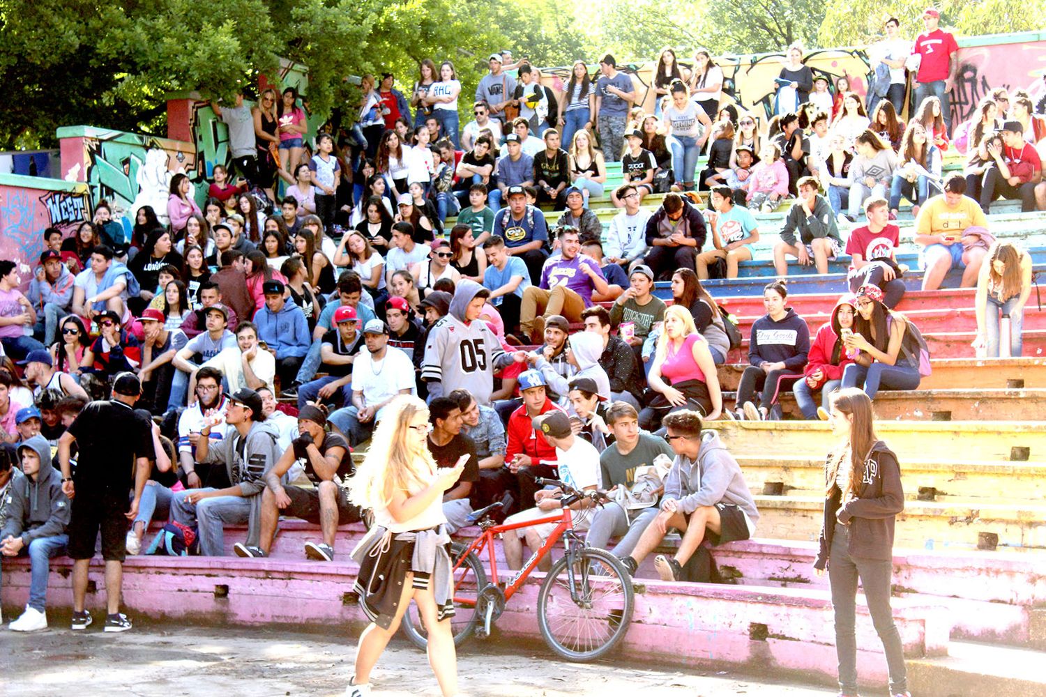 Anfiteatro. Epicentro de la fiesta
