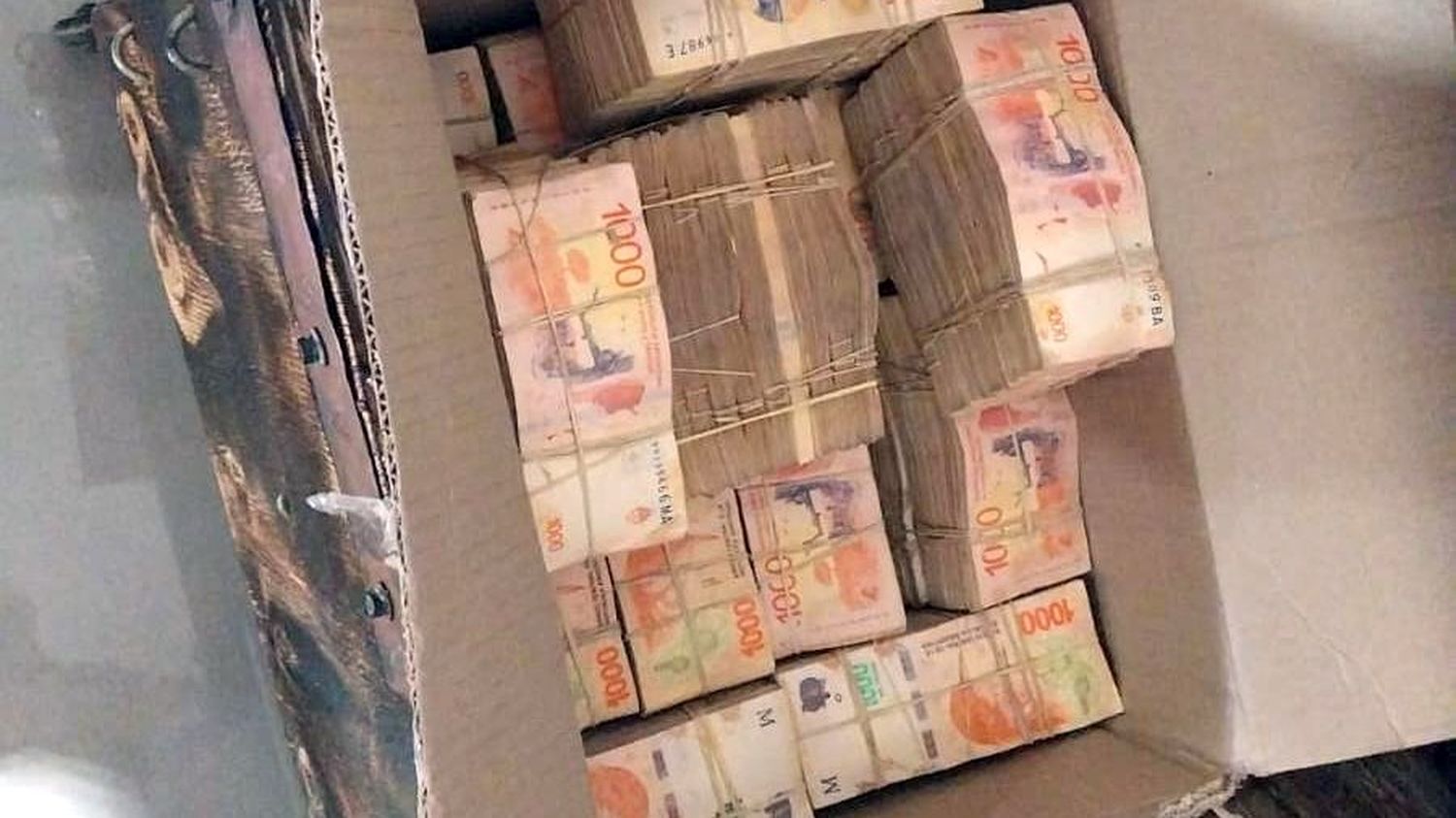 También se hallaron cerca de 24 millones de pesos en efectivo en los allanamientos