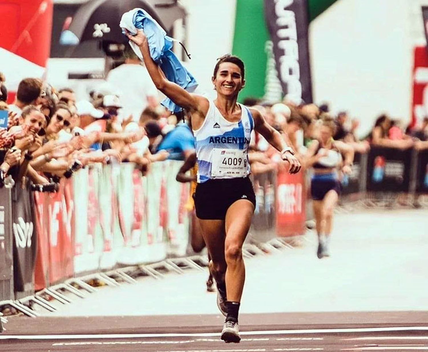 La atleta Fernanda Martínez actuó en el Mundial de Trial