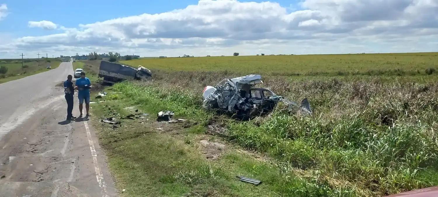 Impactante choque en Ruta Provincial N°11