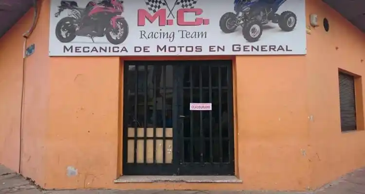 Clausuran taller de motos y ciclomotores