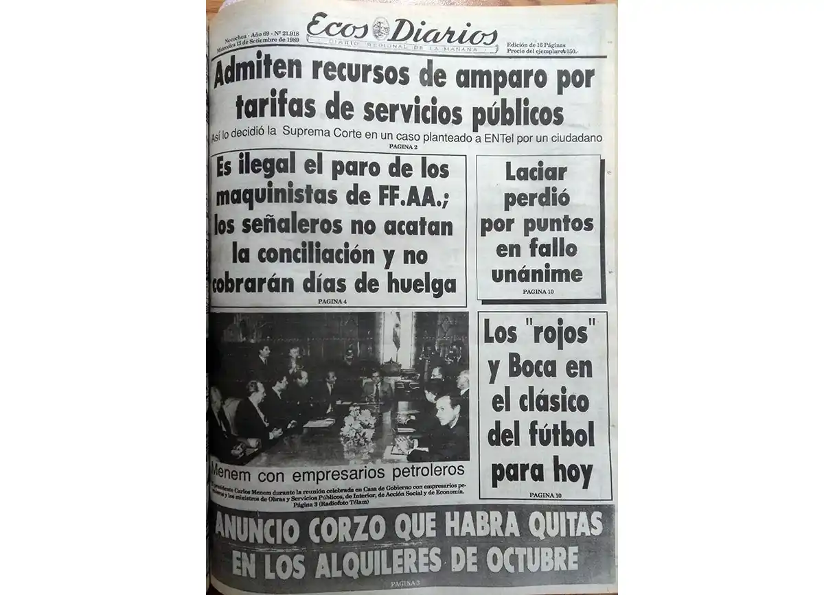 Miércoles 13 de septiembre de 1989