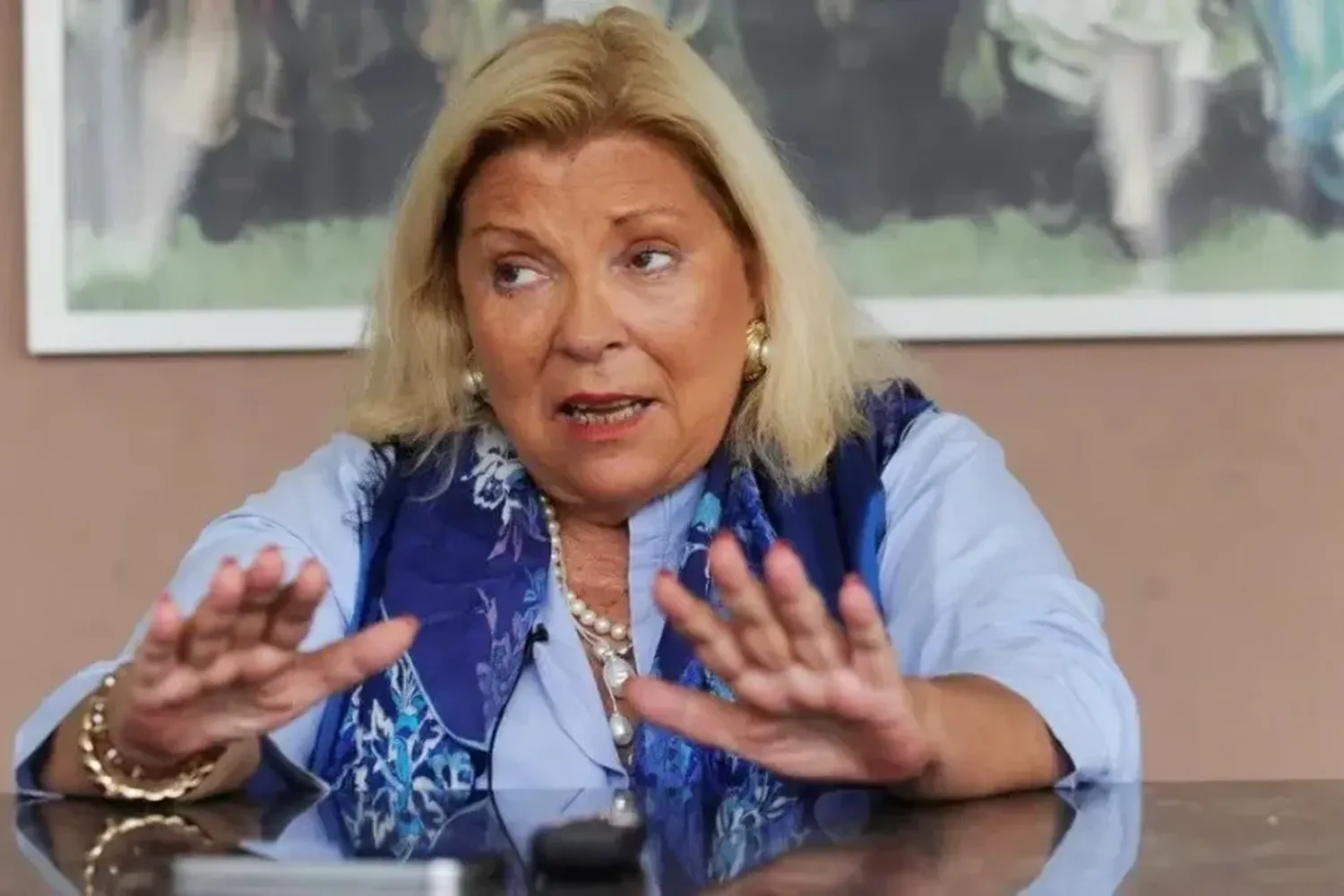 Lilita Carrió recibió el alta en Esperanza y fue trasladada a Buenos Aires