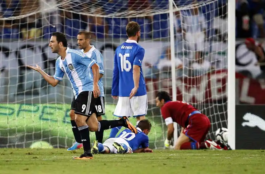 El último antecedente amistoso ante Italia fue para Argentina