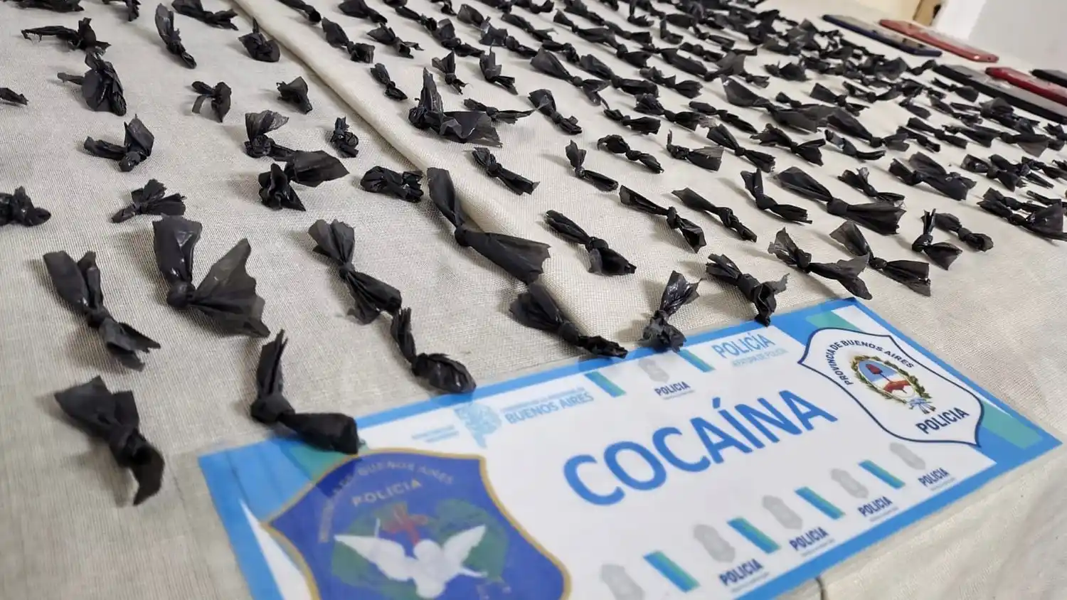 La droga secuestrada estaba lista para la venta