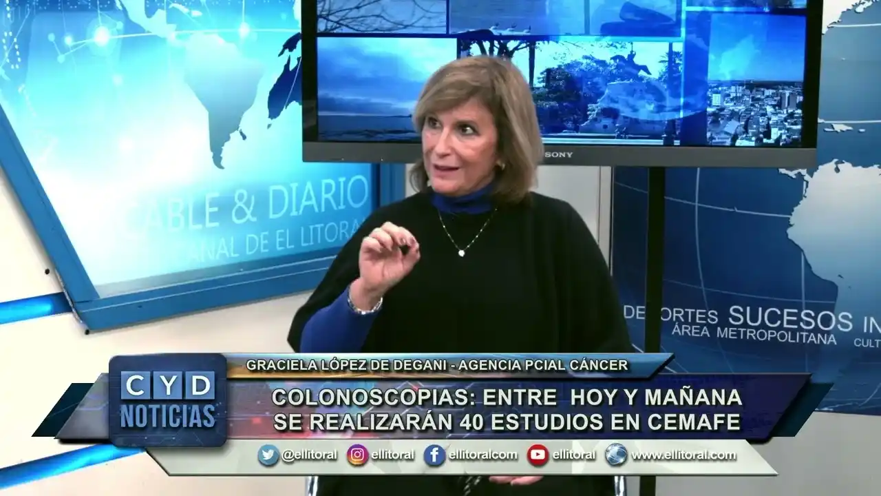 Colonoscopias: entre hoy y mañana se realizarán 40 estudios en Cemafe