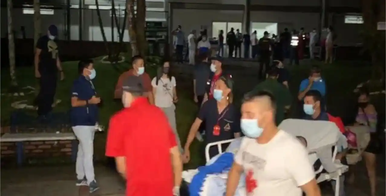Colombia; incendio en el Hospital Departamental de Villavicencio