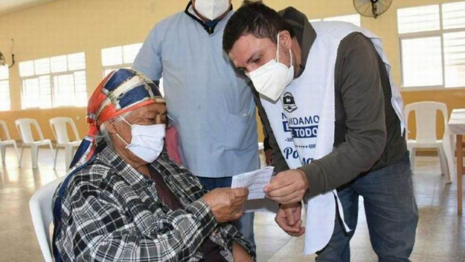 Amplia tarea sanitaria en el Oeste: realizan hisopados y vacunación contra la covid-19