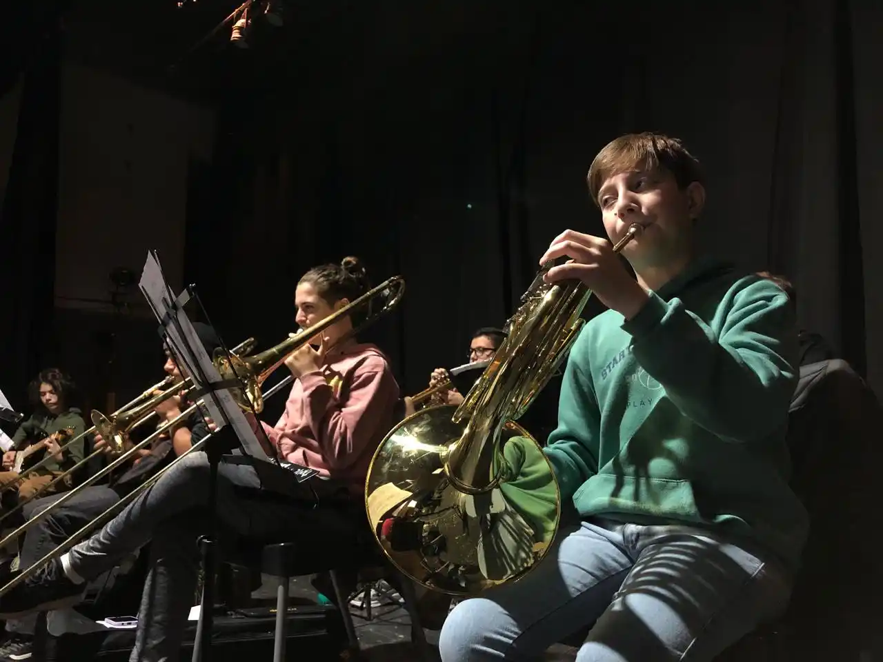 La Banda Juvenil Municipal cuenta con 50 jóvenes que forman parte del elenco y el trayecto formativo