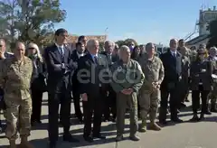 Con la presencia del ministro Taiana, se dejó re-inaugurada la pista de la VI Brigada Aérea