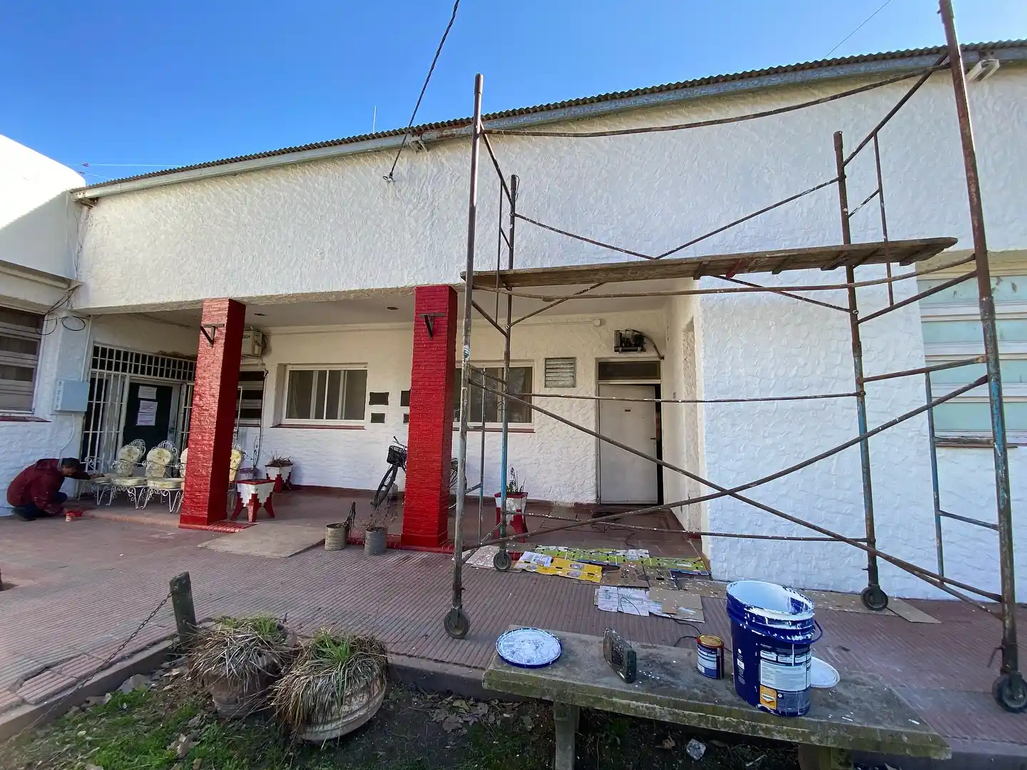 Para el efector ya cuenta con una nueva mano de pintura.