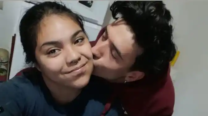 La foto que publicó Elías Benítez para despedir a Ariadna Martínez.