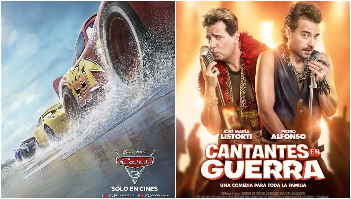 Autos animados y una comedia nacional renuevan la cartelera