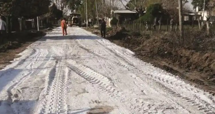 170 cuadras: Comenzó  la pavimentación