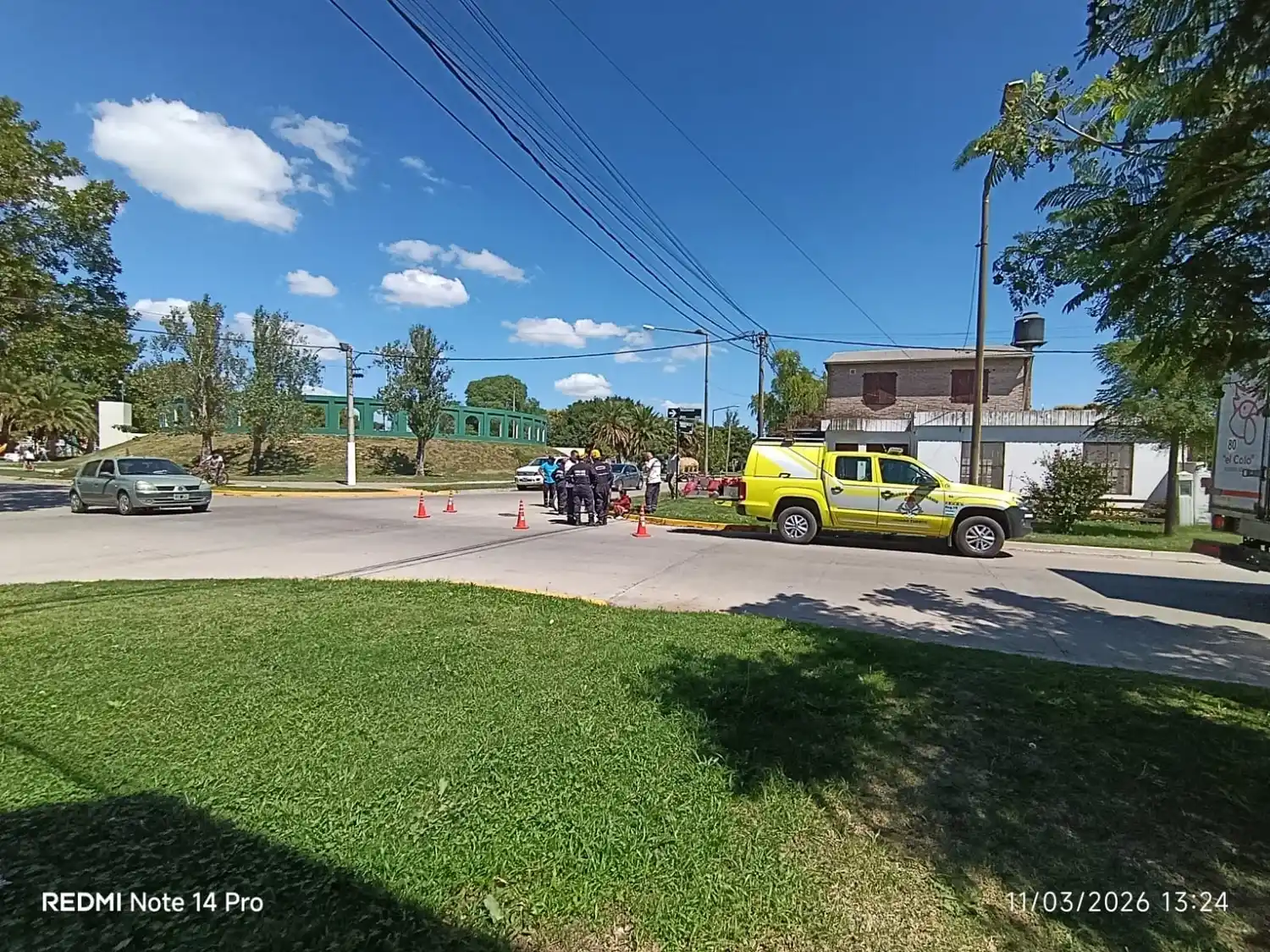 Los cuatro tripulantes resultaron ilesos. Foto: BVVT