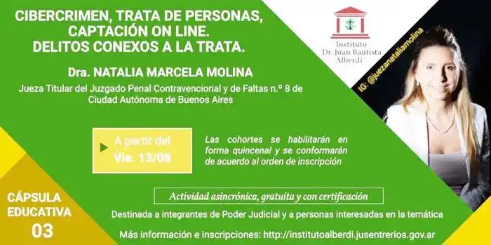 Se realizará una capacitación en �SCibercrimen⬝