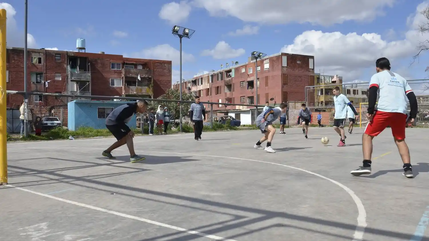 Chicos de Morón jugaron un torneo de la Fundación Leo Messi