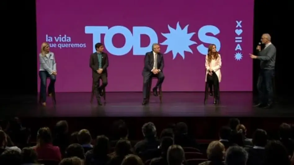 Cierre de campaña Frente de Todos:"Nosotros no creemos en una economía donde el ajuste lo hagan los que trabajan"