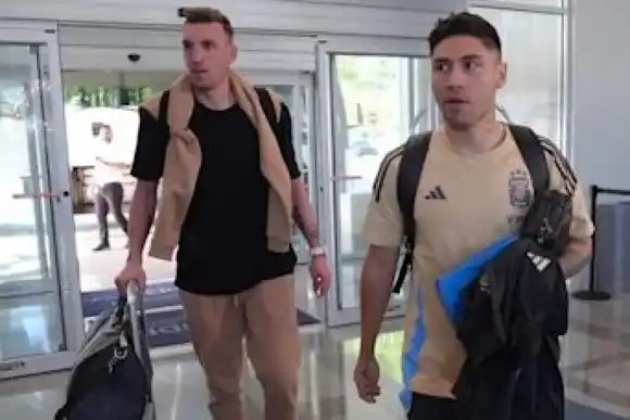 Armani y Montiel se sumaron al plantel de la Selección