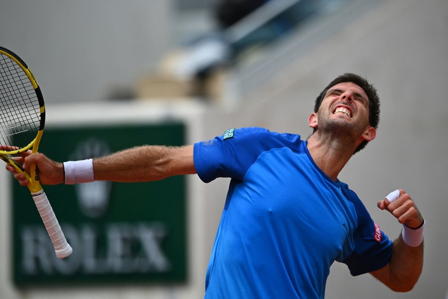 Delbonis reafirmó su buen momento, venció a Fognini y avanza Roland Garros